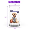 thumbnail image 5 of Happy Father's Day Goldendoodle Playing Basketball with Best Dad Jersey 16oz Glass Cup Mug Doodle Dog Lover Gifts Idea Glass Can - 13006, 5 of 5
