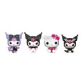 thumbnail image 1 of Sanrio Funko POP Kuromi figuras POP modelo juguetes para niñas regalo de cumpleaños para niños modelo de colección regalos de decoración, 4 piezas por juego, 1 of 4