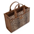 thumbnail image 4 of Wrangler Laptop Bag for Women 15.6 Inch Vintage Work Messenger Bag for Business Briefcase Handbag with Adjustable Shoulder Strap, Leopard, 4 of 7