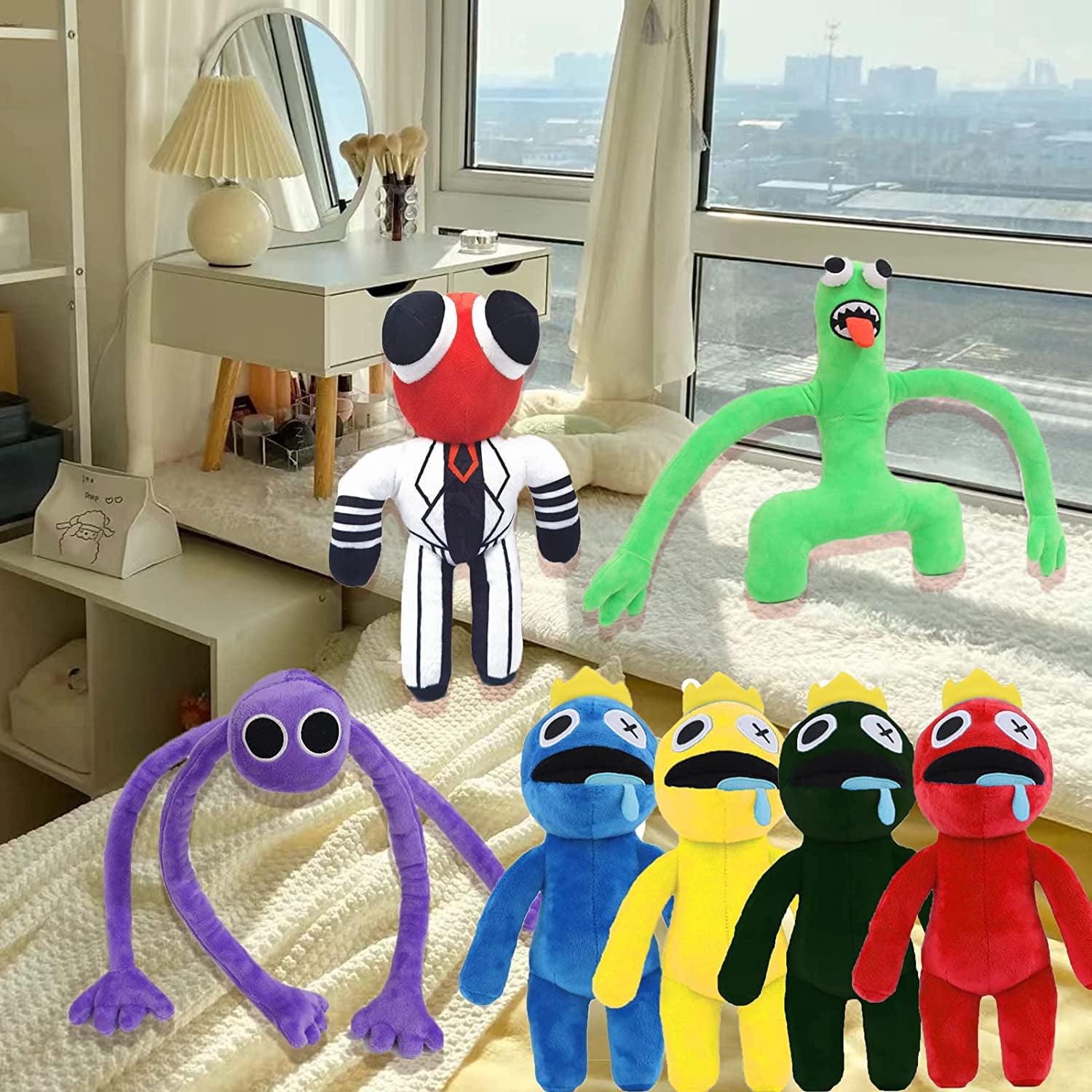 CHPM Rainbow Friends Plush (Red) : : Toys