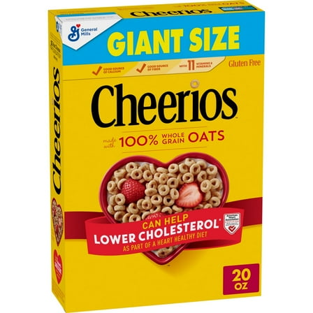 General Mills Cheerios Breakfast Cereal - 20oz - Pack of 2