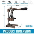 thumbnail image 2 of Zulay Kitchen Professional Citrus Juicer Manual Hand-Press Juicer, 2 of 6