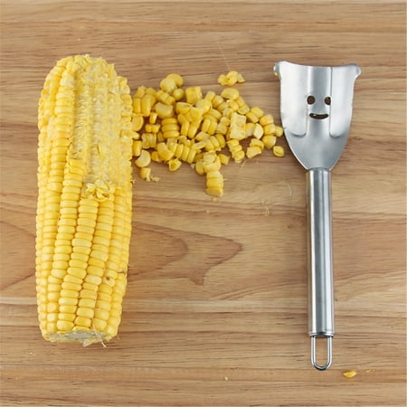 

Kitchen Corn Cob Remover Stripper Peeler Thresher Cutter Tool Kernel Stainless Smart Kitchen Gadgets Stuff for Kitchen Kitchen Products