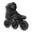 Black-Men8.5/Women9.5/27.5cm, variant on Black Men7/Women8/26cm 3 Wheel Inline Skates for Adult Fitness Speed Racing