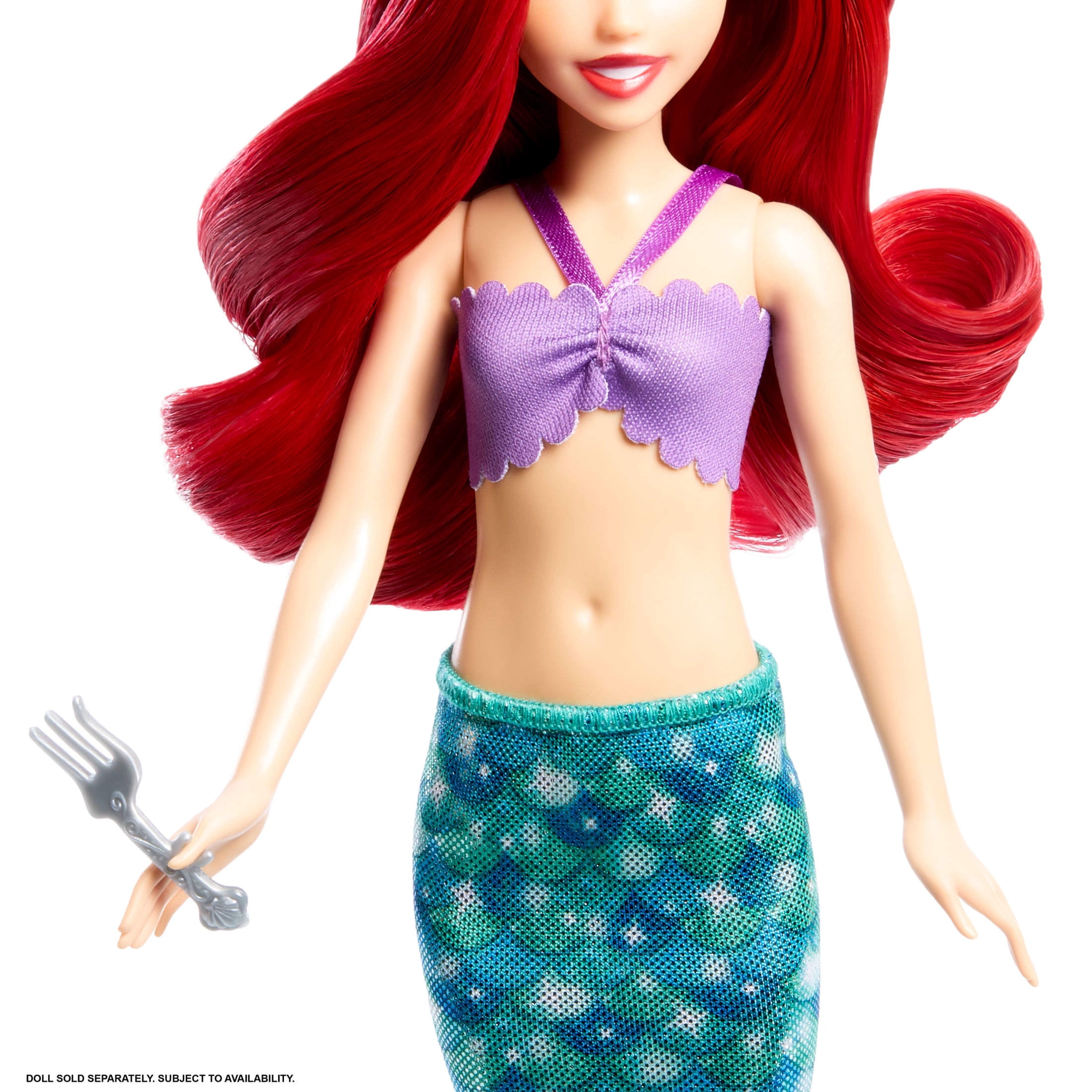 Disney Princess Enchanted Stories Ariel Doll Clothing, Mermaid Fashion & Accessories [Walmart Exclusive]