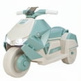 thumbnail image 3 of TLSUNNY Kids Ride-On Motorcycle, w/ LED Lights & Music, Real Engine Sounds, Backyard, Indoor, 3 of 10