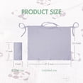 thumbnail image 4 of ANYEDDE 2-Pack Muslin Nursing Covers for Breastfeeding - Breathable Breastfeeding Covers with Arch Neckline,Privacy Nursing Cover for Women and Baby,Gray & Panda, 4 of 9