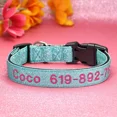 thumbnail image 2 of Personalized Embroidered Dog Collar Custom Nylon Pet Collar for Small Large Dogs, 2 of 9