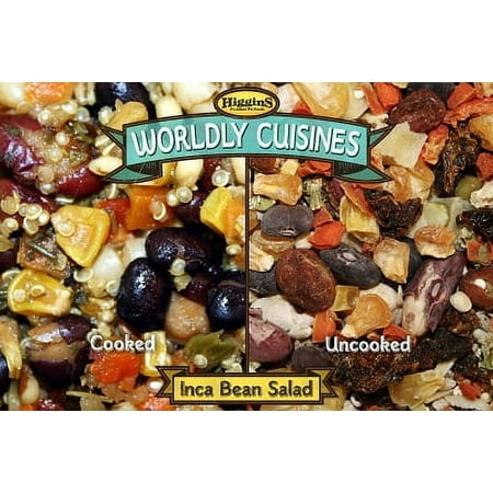 UPC: 0046706322077 | Higgins Worldly Cuisines Inca Bean Salad Bird Food 13 oz
