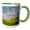 Green/White, variant on 3drose, Usa, Washington State, Palouse. Springtime Landscape. Canola Fields., 11oz Mug