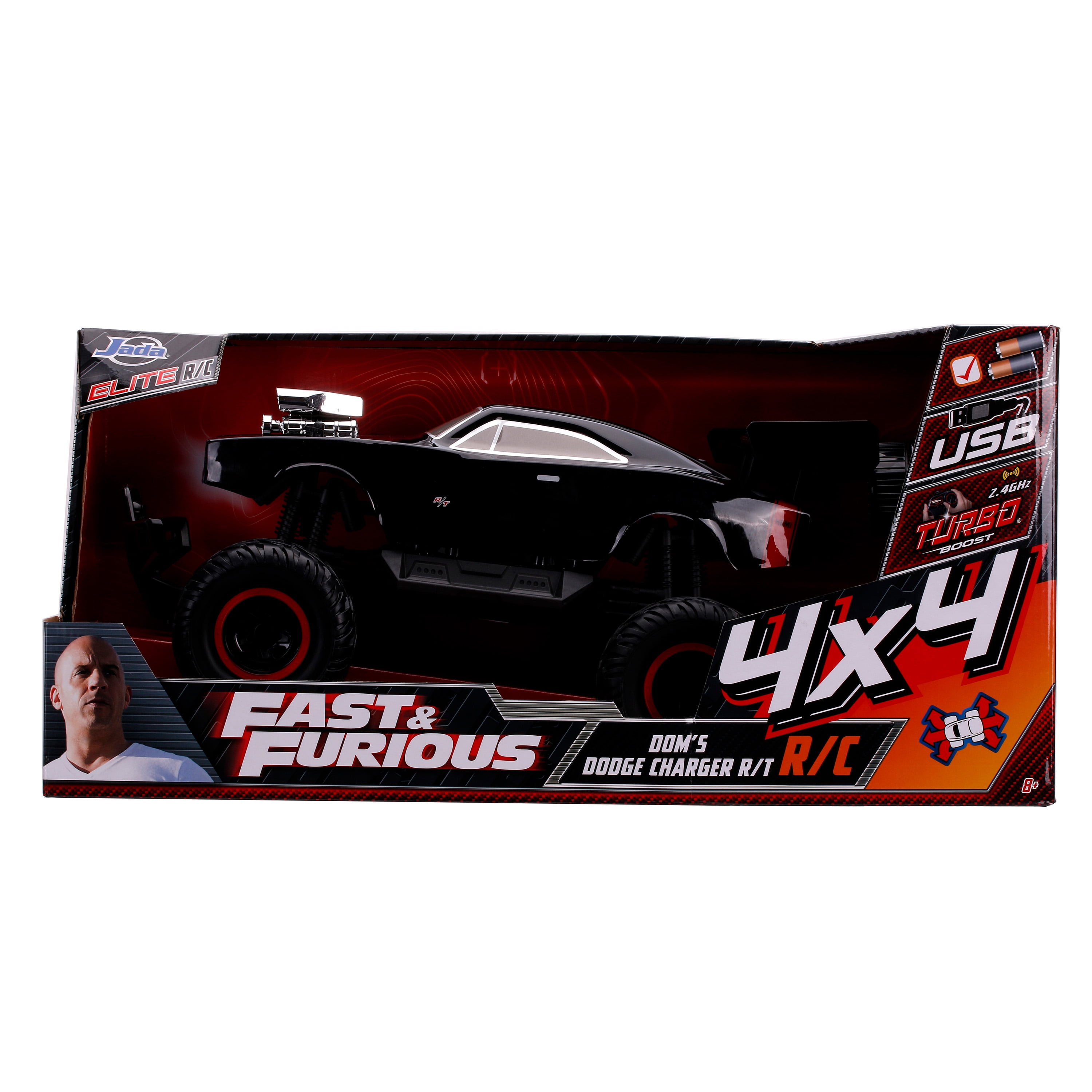 Fast & Furious 1:12 4x4 Dom's Dodge Charger R/T Elite RC Remote
