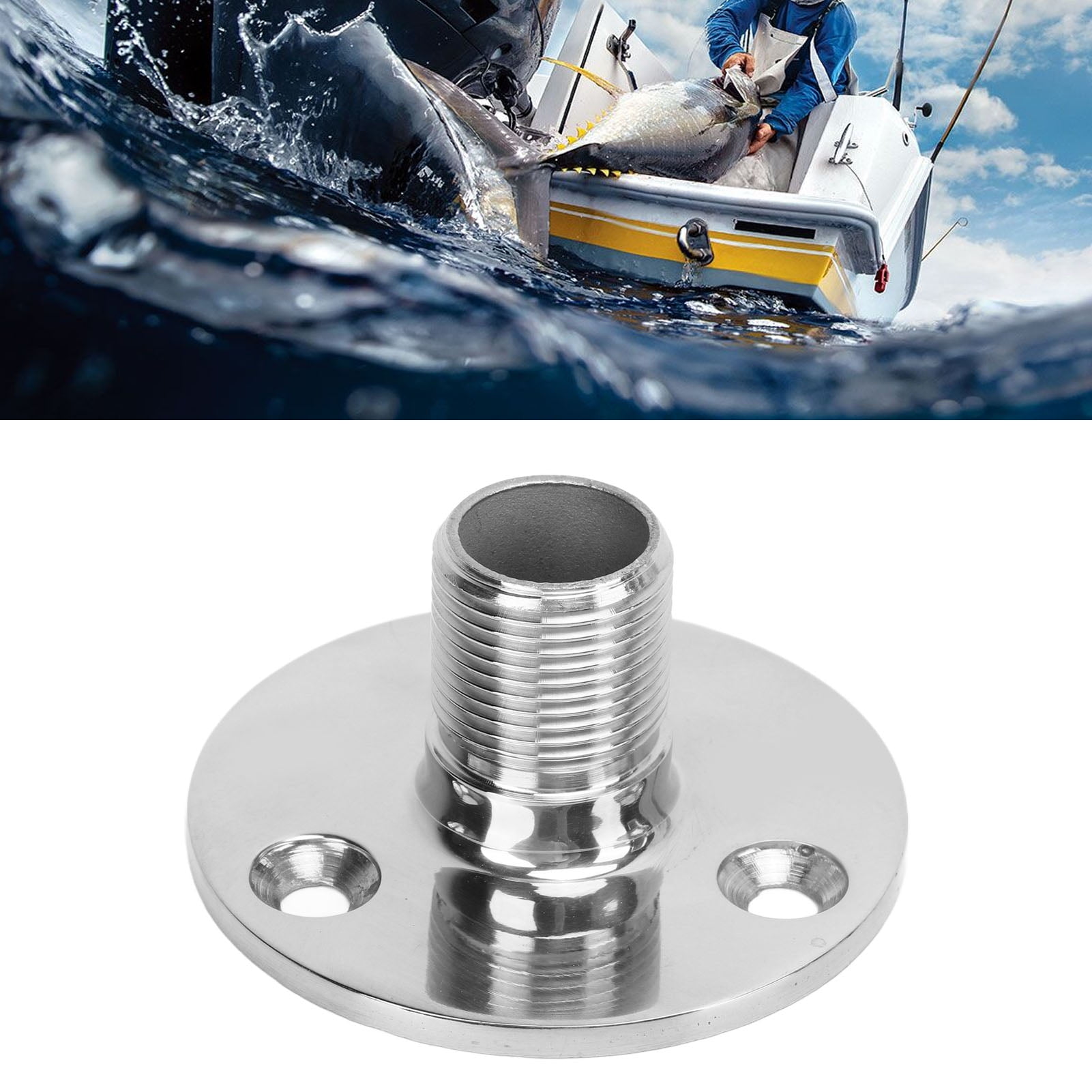 Stainless Steel Marine Antenna Base Mount 25MM Marine Antenna Base