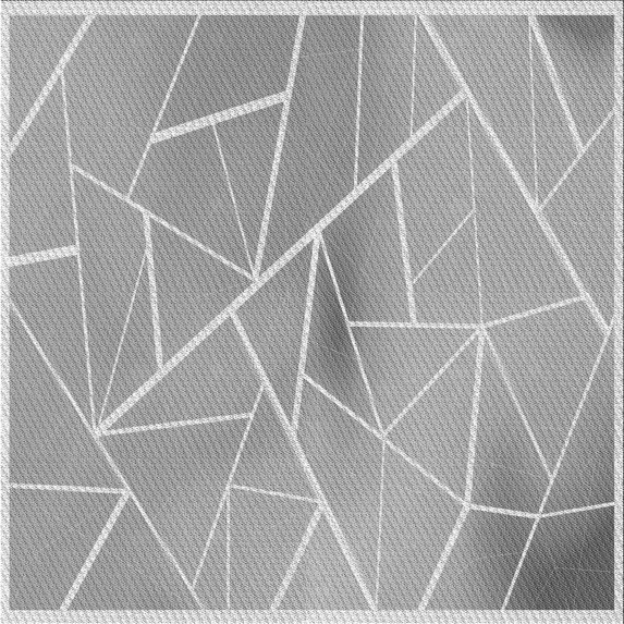 Ahgly Company Machine Washable Indoor Square Transitional Gray Area Rugs, 8' Square