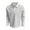 Light Gray, variant on Fashion Top for Men - Men's Lapel Collar Long Sleeve Performance Shirt with Quick-Dry Athletic Comfort and UPF for Casual Business Wear Casual Shirts,Black,M
