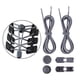 thumbnail image 3 of Cordones elásticos reflectantes Yuyangstore 47' (120 cm) para niños y adultos gris, 3 of 8