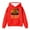 Red, variant on SonxaHe Toddler Girl's Hoodies Cartoon Capybara Print Long Sleeve Pocket Hooded Sweatshirt Soft Loose Autumn Winter Hoodies Black,Sized 4-5