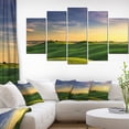 thumbnail image 1 of Green Rural Rolling Hills Tuscany - Oversized Landscape Wall Art Print, 1 of 3