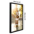 thumbnail image 4 of Americanflat 16x24 Poster Frame with Polished Plexiglass Soho Collection Gallery Style Deep Molding - Black, 4 of 7