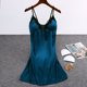 thumbnail image 5 of Camisones con sujetador acolchado para mujer, ropa de dormir de satén de seda sintética, vestido de dormir de leopardo, ropa de dormir sin mangas, pijama para el hogar, 5 of 5