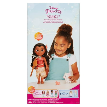 Disney Princess My Singing Friend Moana Toddler Doll with Pua