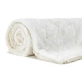 thumbnail image 3 of Chanasya Fuzzy Faux Fur Throw Blanket - Light Weight Blanket for Bed Couch and Living Room Suitable for Fall Winter and Spring (50x65 Inches) Taupe, 3 of 7