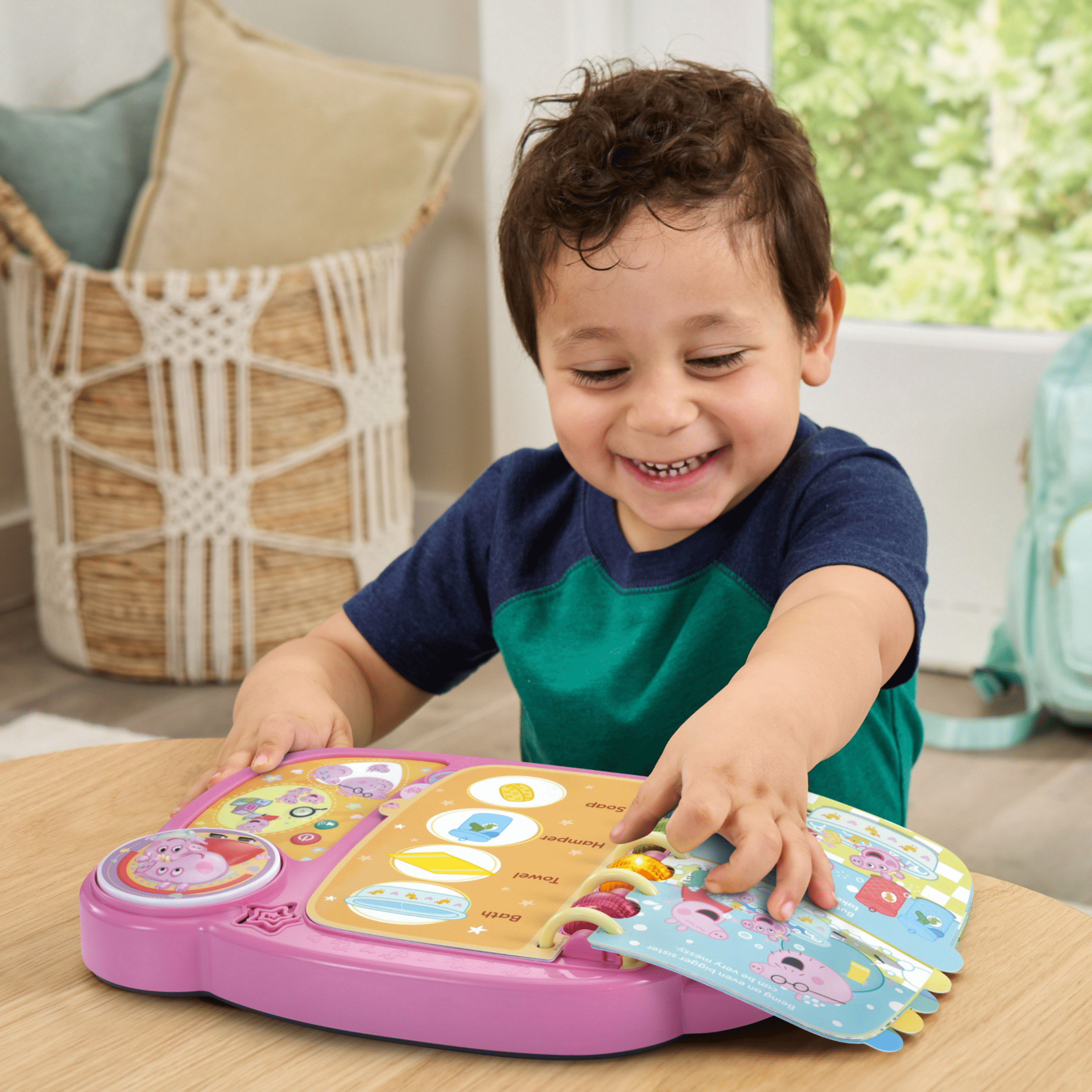 VTech® Peppa Pig Big Sister Peppa Pig Learning Book for Toddlers - English Version, 2+ Yrs