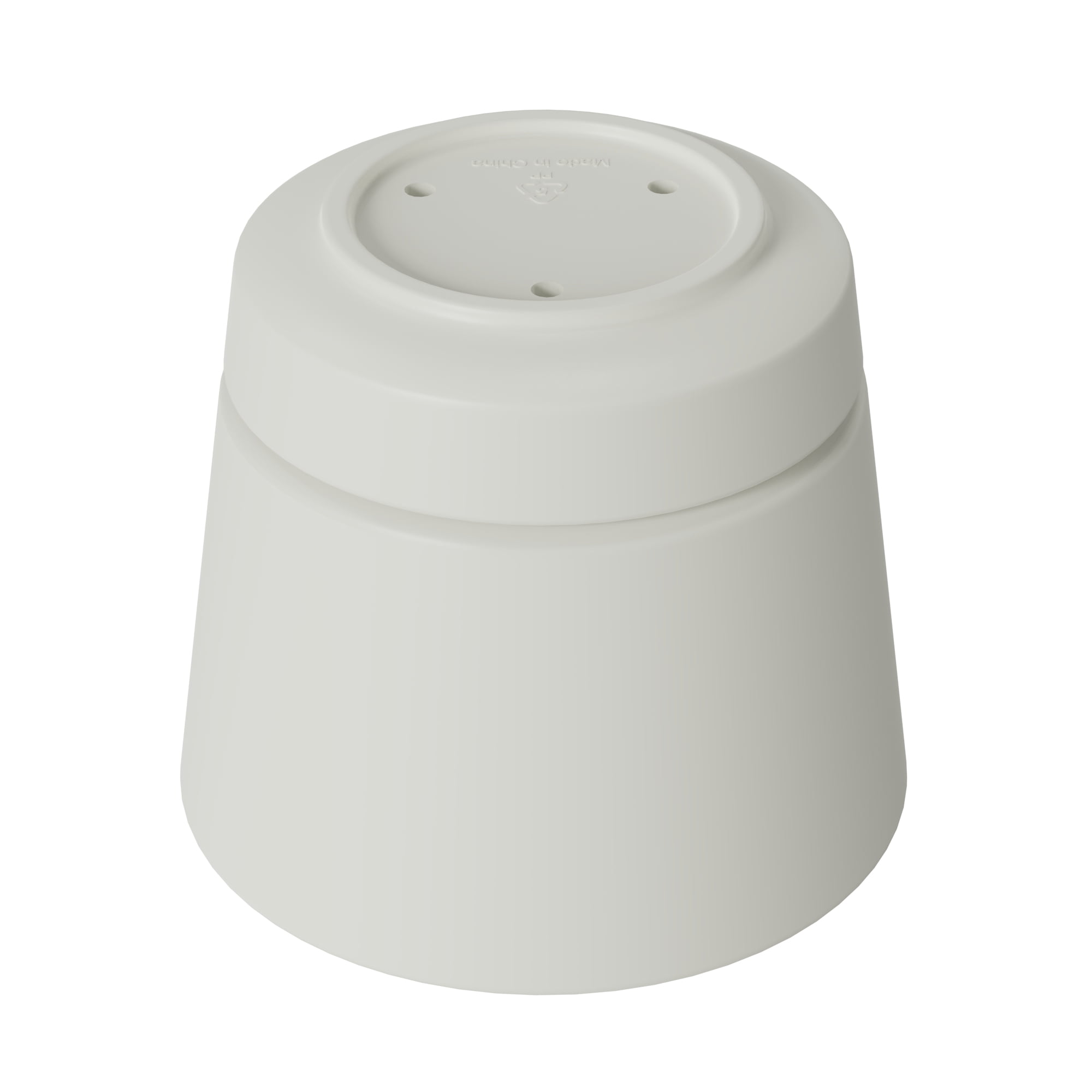 Mainstays Core 8.6" x 8.6" x 7.6" Round Vanilla Dream Plastic Planter