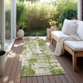 thumbnail image 6 of Addison Rugs Chantille Indoor/Outdoor Transitional Abstract Green Washable Runner Rug, 2'3" x 7'6", 6 of 6