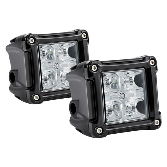 Lumen OR998-DR - 3" Cube 2x20W Combo Beam LED Pod Lights with DRL