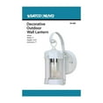thumbnail image 3 of Nuvo Lighting 1-Light Piper Outdoor Wall Fixture, 3 of 10