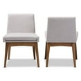 thumbnail image 3 of Baxton Studio Nexus Chaise d'Appoint en Beige Grisâtre (Lot de 2), 3 of 7