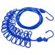 thumbnail image 1 of Alinna Tendedero Portátil Retráctil, Tendedero De Viaje Con 12 Pinzas Para Ropa, Secado En Interiores, Accesorios Para Acampar Al Aire Libre (Azul), 1 of 5