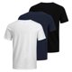 thumbnail image 2 of Jack & Jones Camiseta para Hombre, Pack de 3 - JJECORP LOGO TEE O-NECK, estampado con logo, algodón Blanco/Azul marino/Negro S (Small), 2 of 7