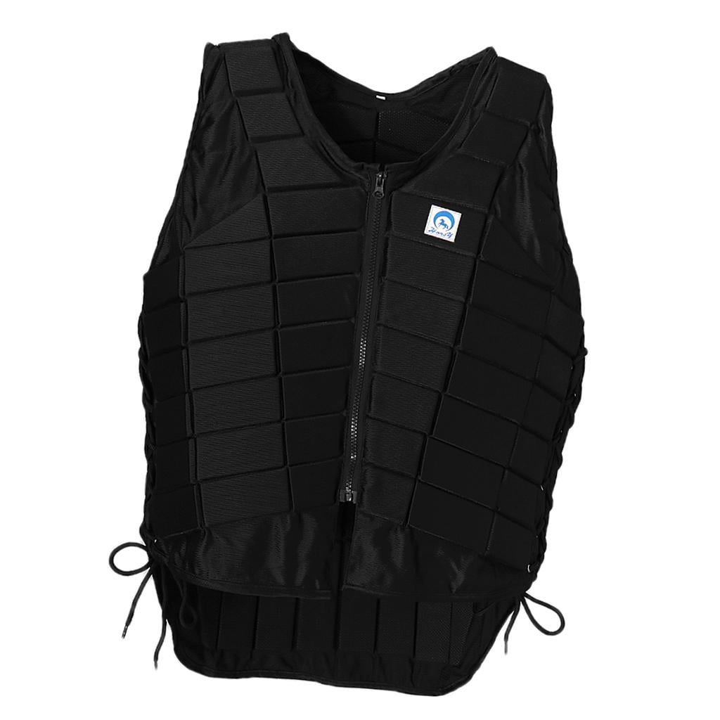 Adults Kids Equestrian Horse Riding Vest Body Protector Safety EVA Pad Waistcoat 
