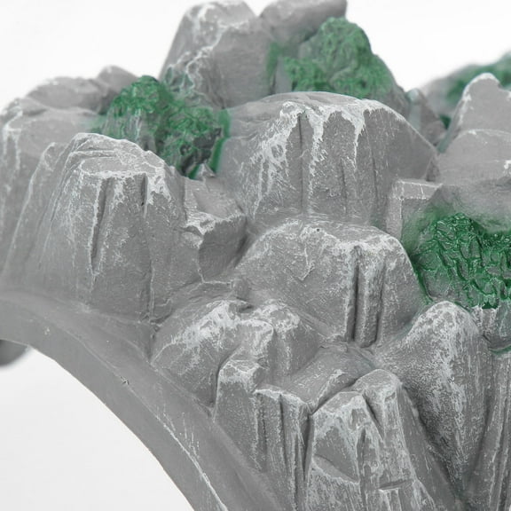 Masteelf Funny Train Tunnel Toy for Kids in Grey Plastic Perfect for Pretend Play and DIY Models 7.5 Inch