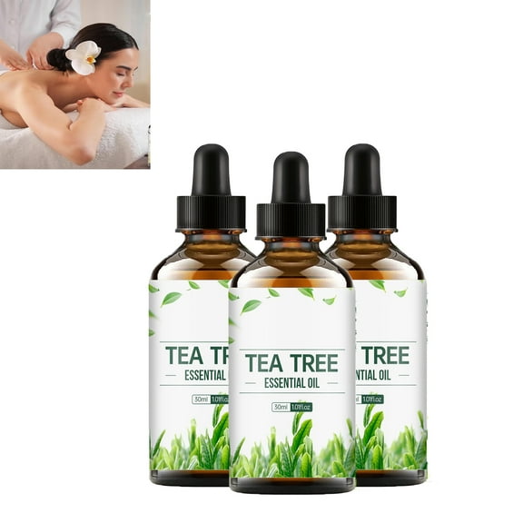 ONLYEOR 90ML/3.03fl.oz Tea Tree Essential Oil, Natural Tea Tree Oil, Reduce-Wrinkle Moisturizing Serum Tea Trees Oil for Diffuser, Face, Skin Care, Aromatherapy, Hair Care, Scalp and Body Massage