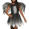 thumbnail image 2 of Dark Angel Halloween Costume for Children, Girls Size L (10/12), by Fun World, 2 of 4