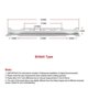 thumbnail image 4 of Universal Engine Mounting Bracket Kit British Type Silver Car Modification Parts, 4 of 5