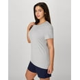 thumbnail image 3 of Hanes Just My Size Women’s Cotton Crewneck T-Shirt (Plus ) Light Steel 3X, 3 of 5