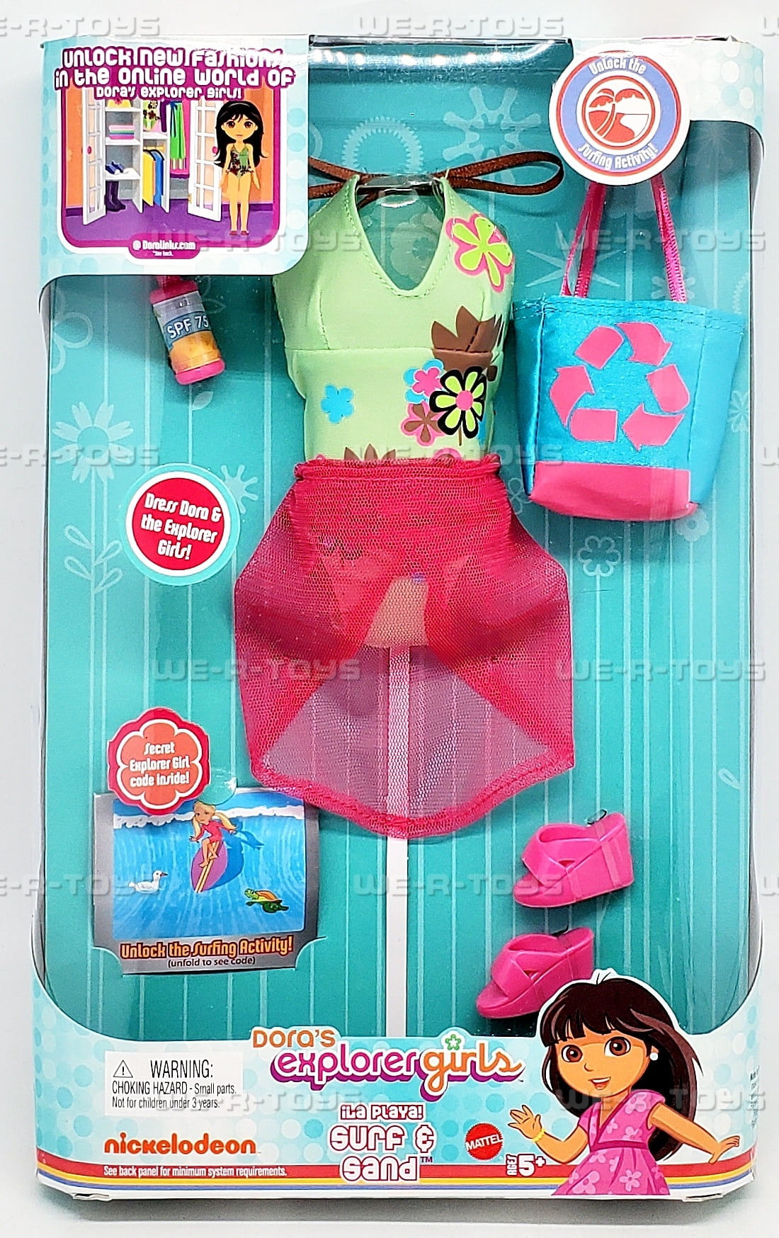 Dora the Explorer Dora's Explorer Girls Links Surf and Sand Outfit