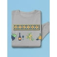 thumbnail image 3 of Sicily Food And Culture Banner Sweatshirt Women -Image by Shutterstock, Female Small, 3 of 4