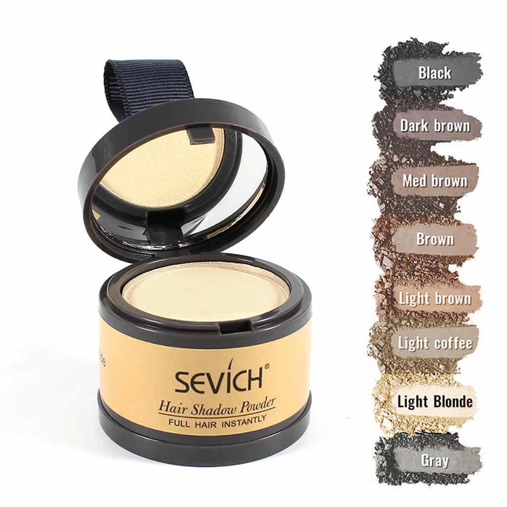 Herrnalise Instantly Hairline Shadow - SEVICH Hairline Powder, Quick Cover  Grey Hair Root Concealer, Eyebrows & Beard Line, Hair Root Touch Up for  Thinning Grey Hairline, Windproof&Sweatproof - Walmart.com