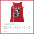 thumbnail image 7 of Racoons Howling at the Moon Women's Tank Top Funny Galaxy Wildlife Universe Humor Weird Animal in Space, 7 of 7