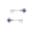 thumbnail image 4 of Nipple Ring Key Design 14G Nipple Barbell with Opalite Gem, 4 of 7