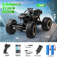 thumbnail image 2 of Zacro 1:16 Scale RC Car with 720P FPV Camera, 2.4Ghz Remote Control Car High Speed Off-Road Truck for Kids and Adults, 2 Batteries, Black, 2 of 7