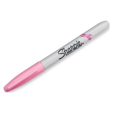 Sharpie Permanent Markers, Fine Point TCQPlfe, Pink, 12-Pack