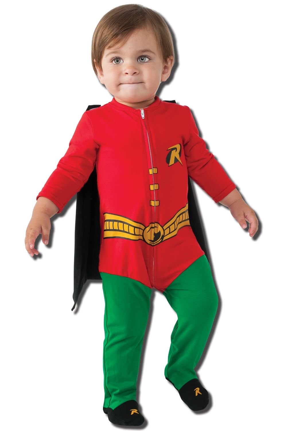 Infant size Superhero Robin Costume - 2 sizes - Batman 