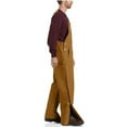 thumbnail image 3 of Carhartt Men's Firm Duck Insulated Bib Work Overalls Tall Brown 4XL SHT  US, 3 of 3