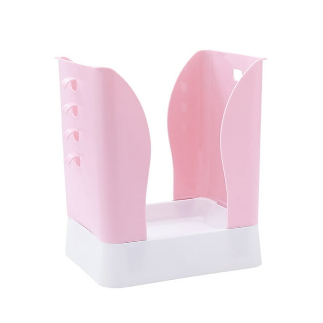 Trash Plastic Garbage Can Expandable Trash Bag Holder Large Capacity for Kitchen Bathroom
