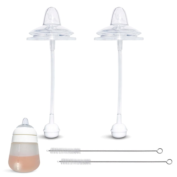 Kit de conversión Sippy Cup BelBeYo para botellas Nanobébé Flexy